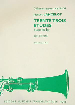 Jacques Lancelot: 33 Études Assez Faciles. Vol 2