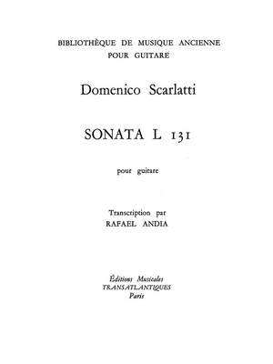 Domenico Scarlatti: Sonata L131