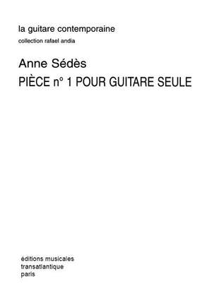 Anne Sédès: Piece N°1