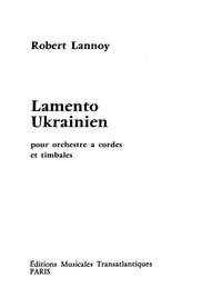 Robert Lannoy: Lamento Ukrainien