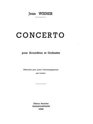 Jean Wiener: Concerto