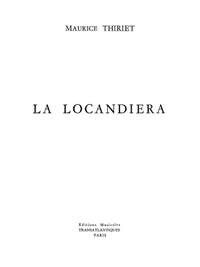 André Thiriet: La Locandiera