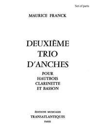 Maurice Franck: 2Ème Trio D'Anches