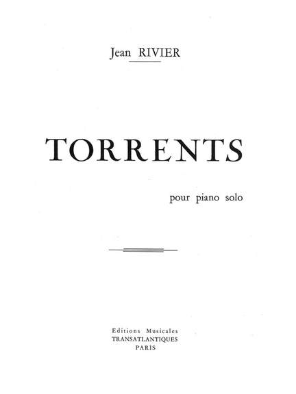 Jean Rivier: Torrents