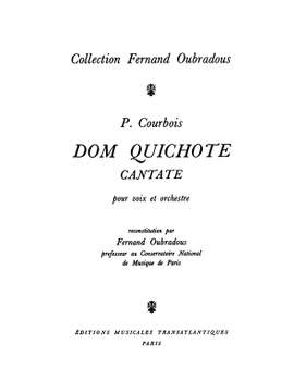 Jean-Pierre Courbois: Dom Quichotte