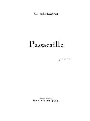 Jean-Michel Damase: Passacaille