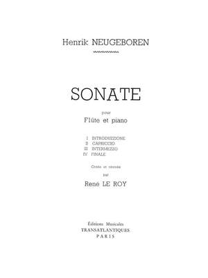 Henrik Neugeboren: Sonate