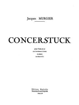 Jacques Murgier: Concerstuck