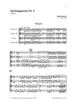 Bartók, Béla: String Quartet No. 5 Product Image