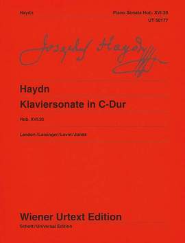 Haydn, J: Klaviersonate C-Dur C major Hob XVI:35
