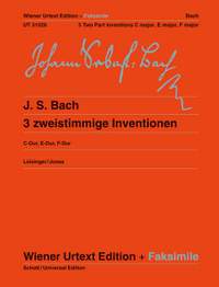 Bach, J S: Drei zweistimmige Inventionen