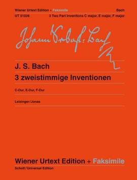 Bach, J S: Drei zweistimmige Inventionen