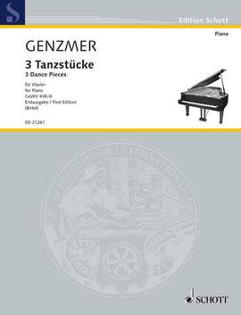 Genzmer, H: 3 Tanzstücke GeWV 438-N