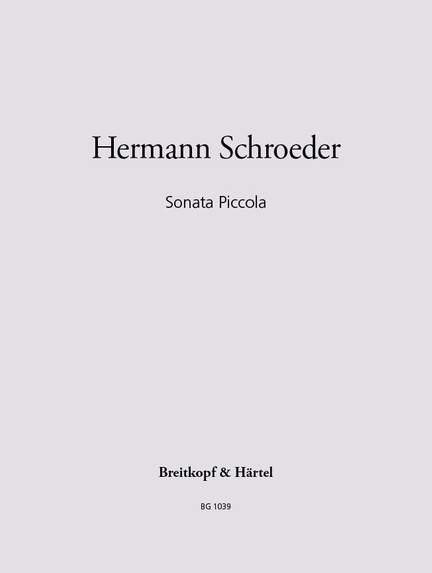 Schroeder: Sonata Piccola