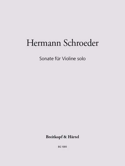 Schroeder: Sonate