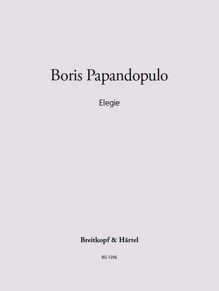 Papandopulo: Elegie