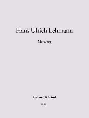 Lehmann, Hans Ulrich: Monolog