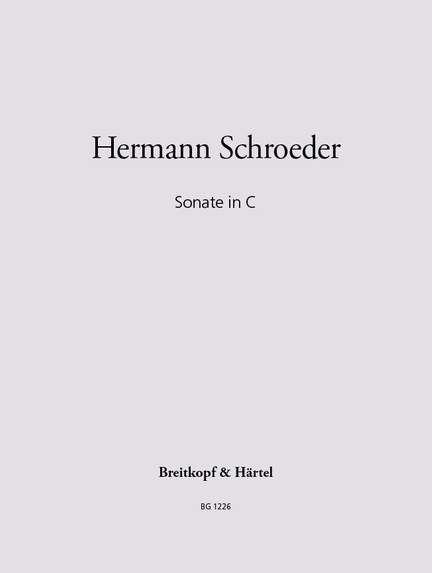 Schroeder: Sonate in C