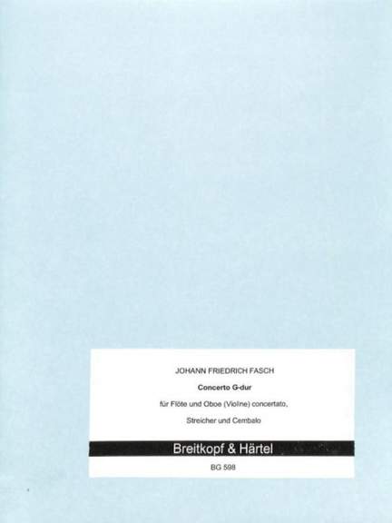 Fasch: Concerto G-dur