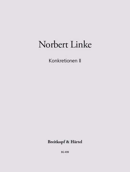 Linke, Norbert: Konkretionen II