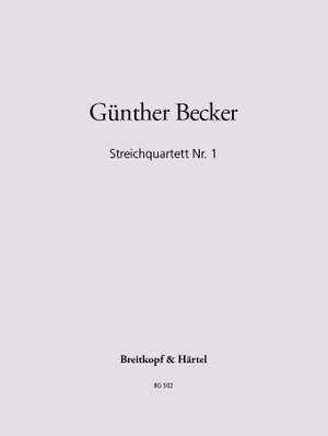 Becker, Günther: String Quartet No. 1