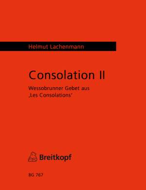 Lachenmann, H: Consolation II