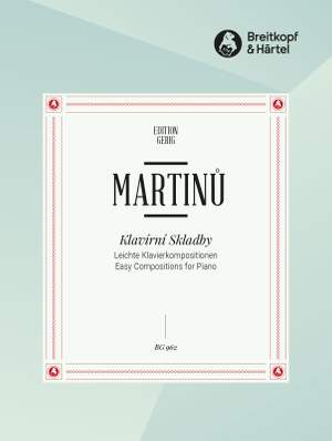 Martinu: Leichte Klavierkompositionen