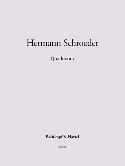 Schroeder: Quadrinom
