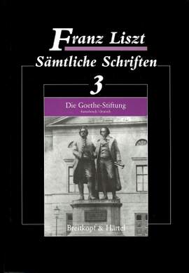 Liszt: Sämtliche Schriften  Band 3