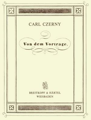 Czerny: Von dem Vortrage (1839)