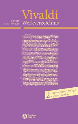 Antonio Vivaldi: Thematisch-systematisches Verzeichnis seiner Werke