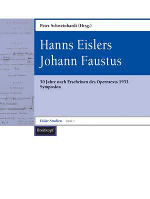 Eisler Studien Bd.1