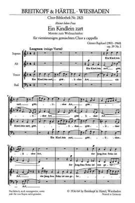 Raphael, G: Ein Kindlein zart op. 39/1