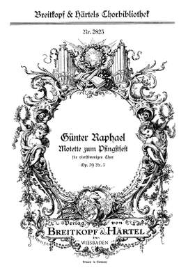 Raphael, G: Heiliger Geist op. 39/3