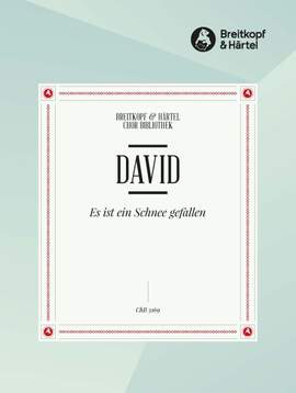 David, J: Es ist ein Schnee gefallen