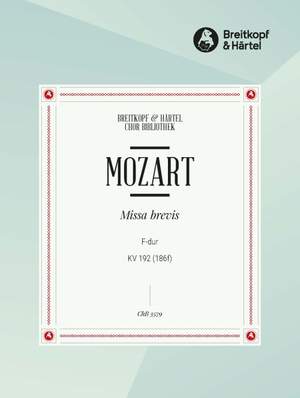 Mozart, W: Missa brevis in F KV 192