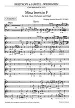 Mozart, W: Missa brevis in F KV 192 Product Image