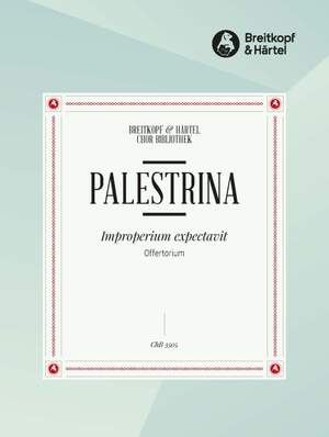 Palestrina, G: Improperium expectavit