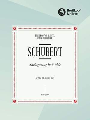 Schubert, F: Nachtgesang Im Walde D 913