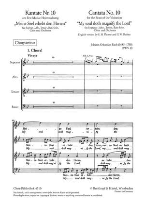 Bach, JS: Kantate 10 Meine Seele erhebt