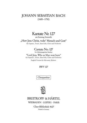 Bach, JS: Kantate 127 Herr Jesu Christ