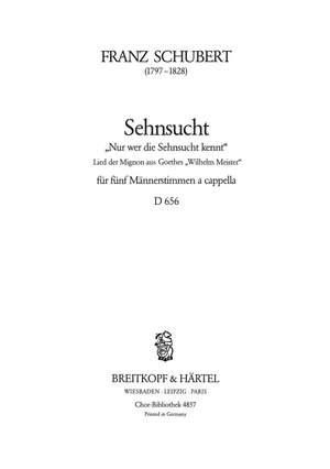 Schubert, F: Sehnsucht D 656