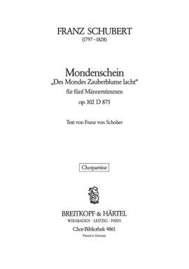 Schubert, F: Mondenschein D 875
