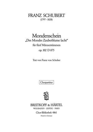 Schubert, F: Mondenschein D 875