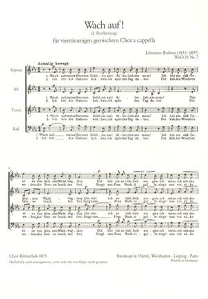 Brahms, J: Wach auf (2.Bearbeitung)