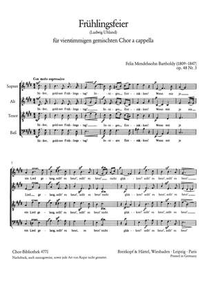 Mendelssohn: Frühlingsfeier