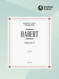 Habert, J: Messe D-dur op. 20