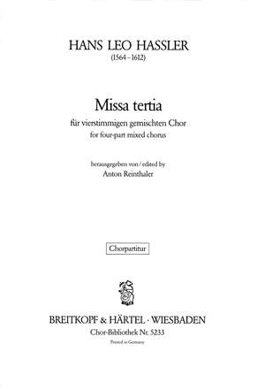 Hassler, H: Missa Tertia