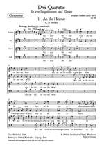 Brahms, J: Drei Quartette op. 64 Product Image