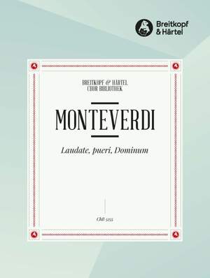 Monteverdi, C: Laudate Pueri Dominum